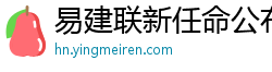 易建联新任命公布